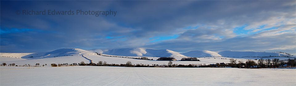 Allington Down under Snow