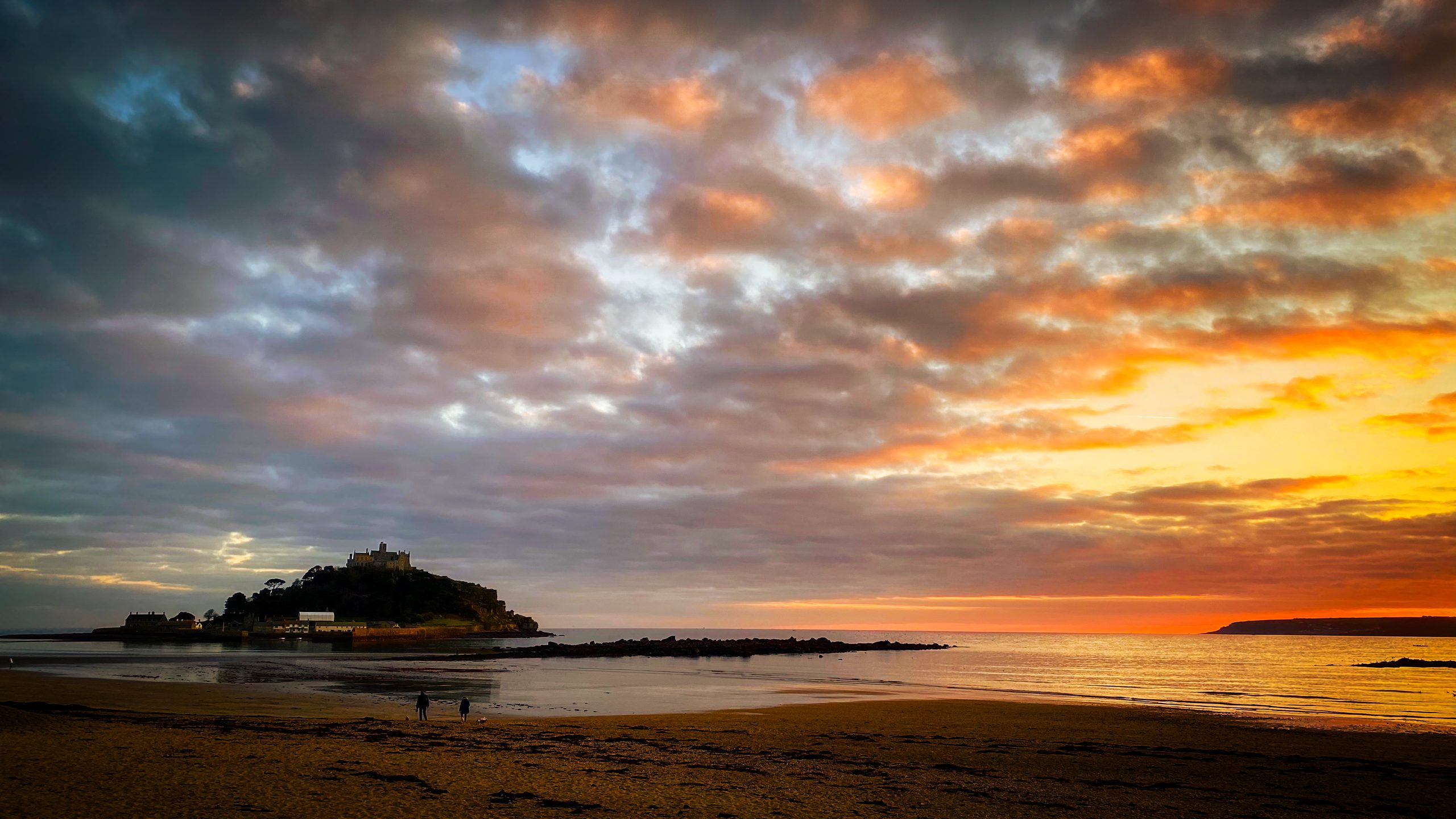 Dusk at Saint Michael's Mount