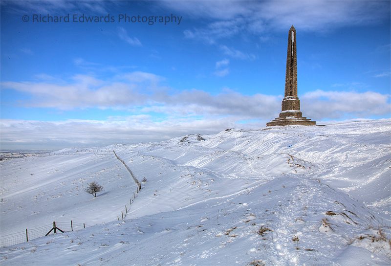 Lansdowne Monument in Snow