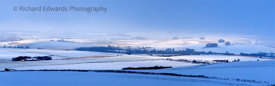 Marlborough Downs under Snow
