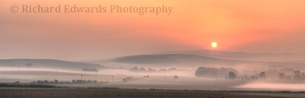 Misty Morning on the Downs
