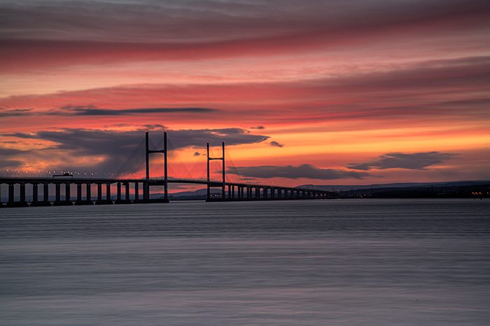 Second Severn Crossing at Sunset